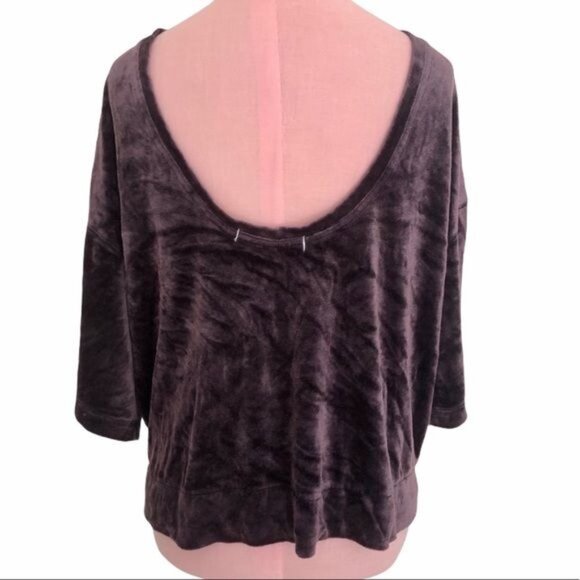 Free People We the Free Valerie Velvet Top Size XS EUC - Picture 7 of 11